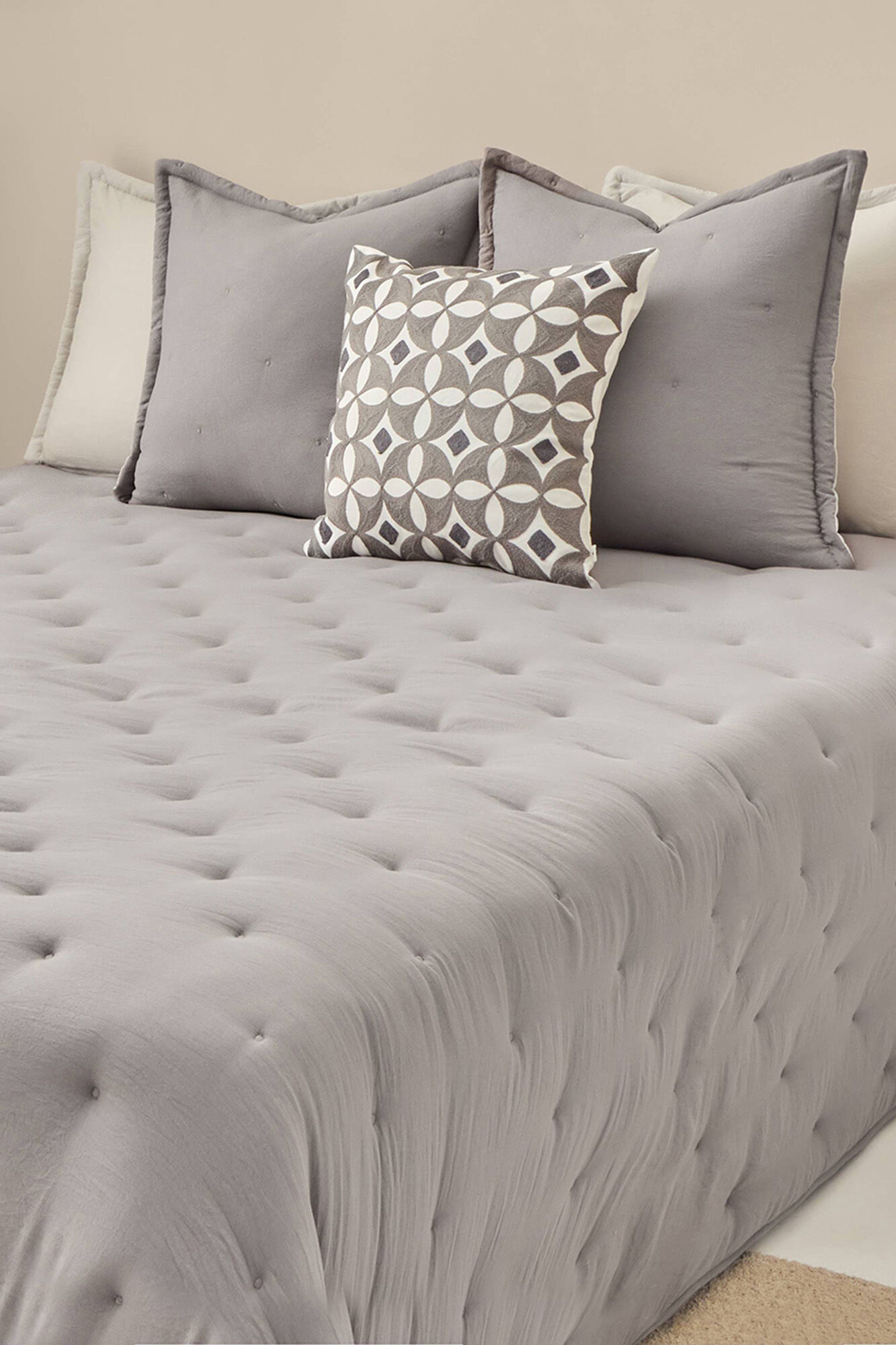 Textura Edred&oacute;n liso reversible puntos