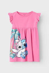 Name it Vestido sin mangas de Stitch rosa