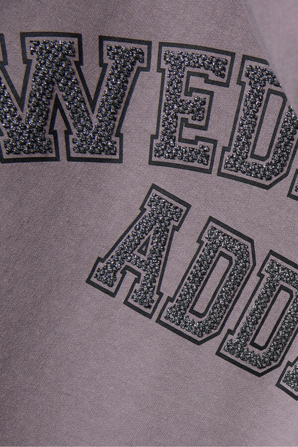 Name it Sudadera de Wednesday de ni&ntilde;a  morado/lila