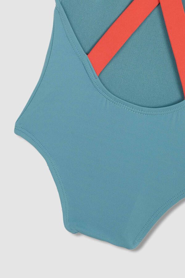 Gocco Ba&ntilde;ador detalles fosforitos gris gris