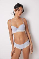 Women'secret Braga ancha algod&oacute;n azul claro azul