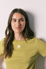 Women'secret Pijama capri em algod&atilde;o verde verde