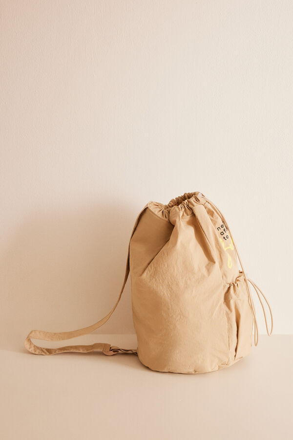 Women'secret Mochila nylon rosa Snoopy rosa