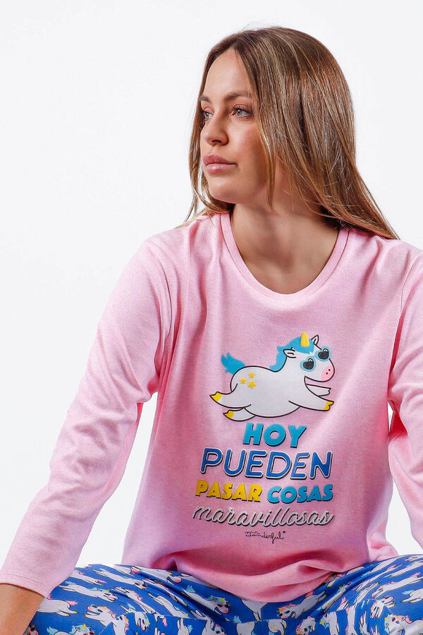 Mr. Wonderful Pijama Mujer Unicornio Mr.Wonderful rosa