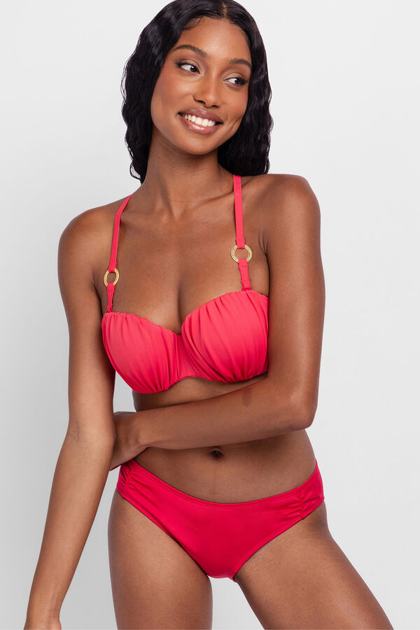 Dorina Top de biquíni bandeau rosa rosa