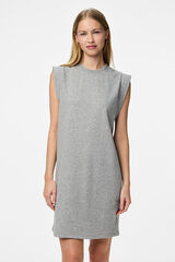 Pieces Vestido corto  gris