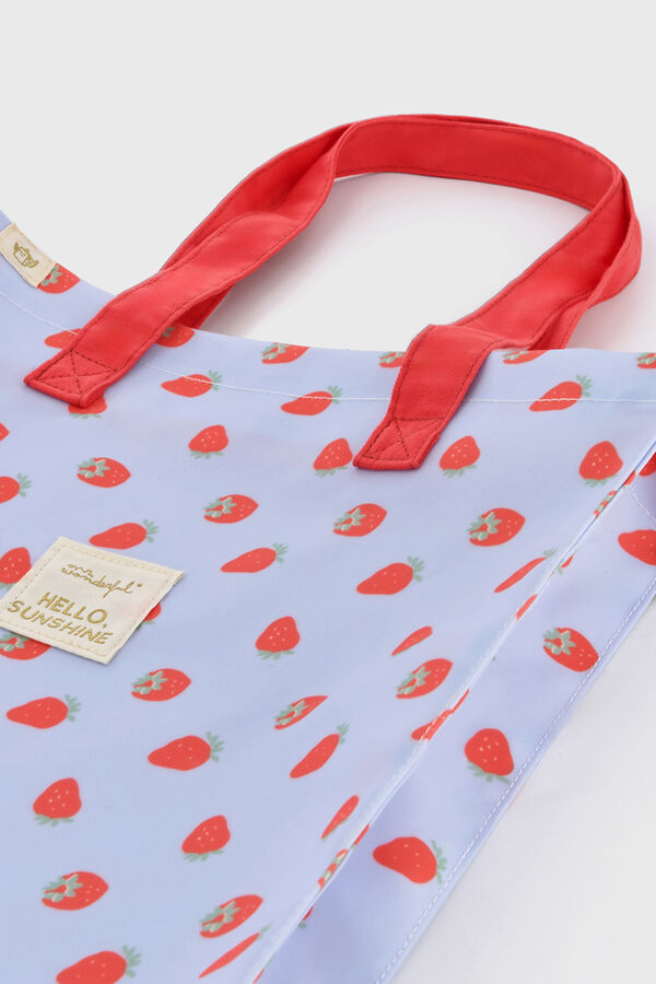 Mr. Wonderful Bolsa de tela tote bag fresas Hello, sunshine! estampado