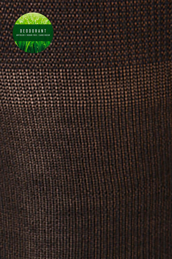 Punto Blanco Meias caneladas curtas preto