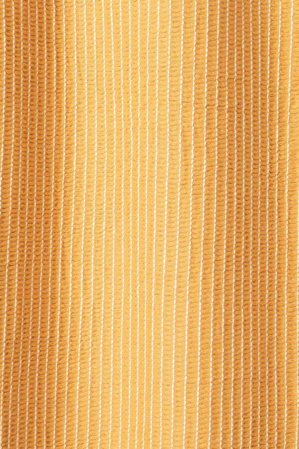 Womensecret Manta rayas algodón 120x180cm. amarillo