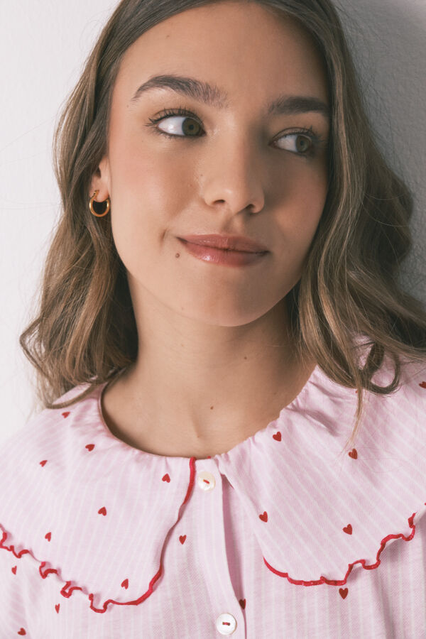 Women'secret Camis&oacute;n algod&oacute;n cuello bobo rosa