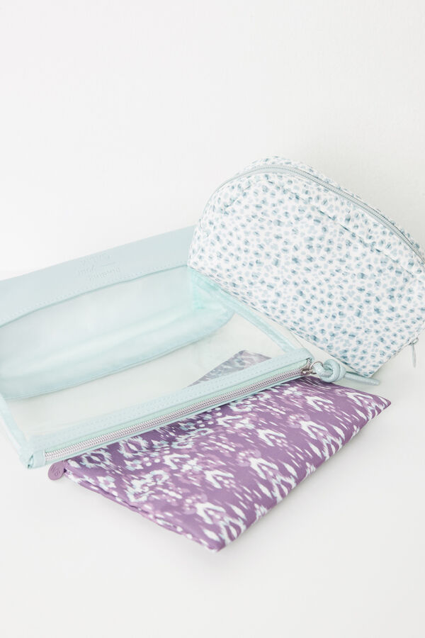 Women'secret Pack 3 nécessaires impressos verde