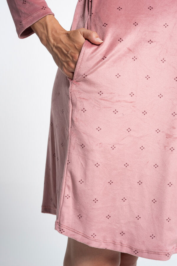 Ohma! Robe tondosa estampado rosa