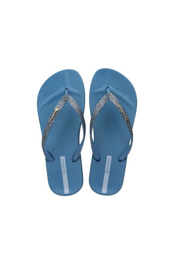 Ipanema Chinelos lolita azuis com glitter azul