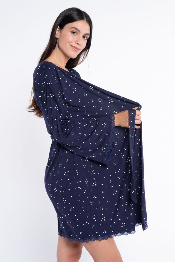 Ohma! Pr&eacute;-Mam&atilde; com estampado tie-dye azul