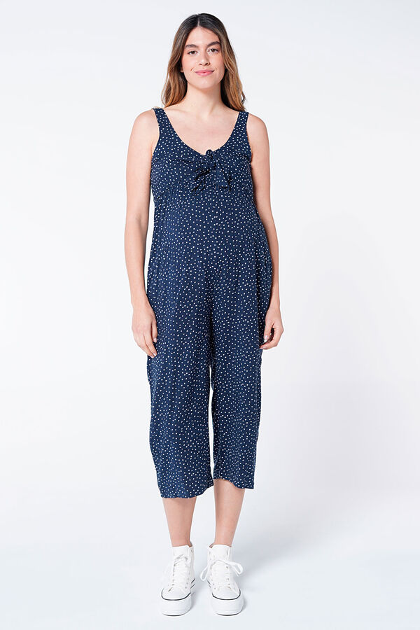 Ohma! Mono maternity lactancia estampado azul