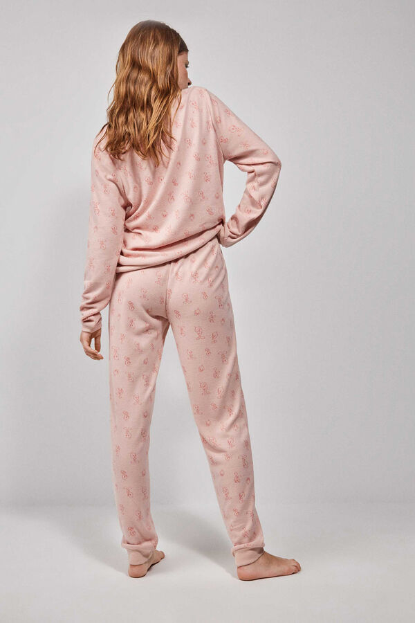 Gisela Pijama comprido borgonha