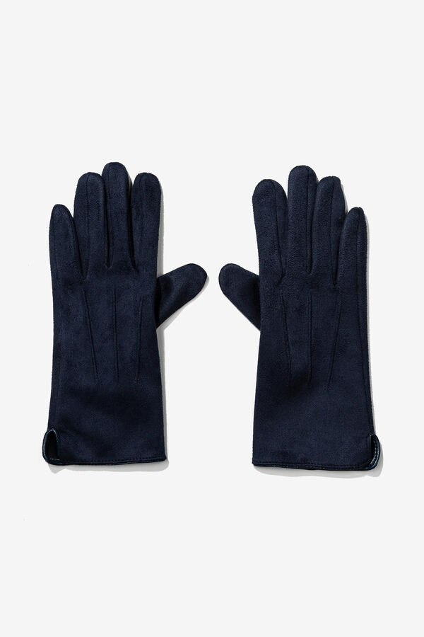 Vilanova Guantes de Pantalla T&aacute;ctil con Relieve azul