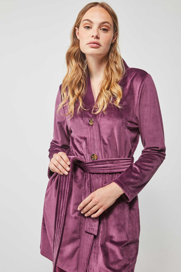 Gisela Bata polar burdeos