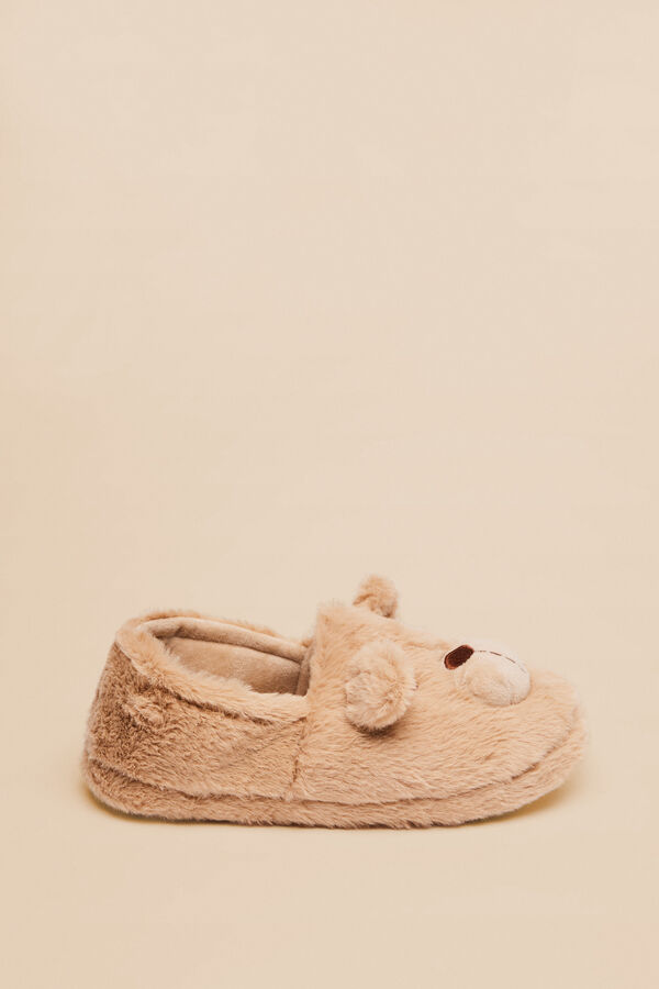 Women'secret Zapatillas casa oso nude
