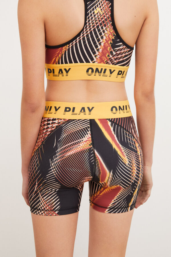 Only Play Legging cortos entrenamiento negro
