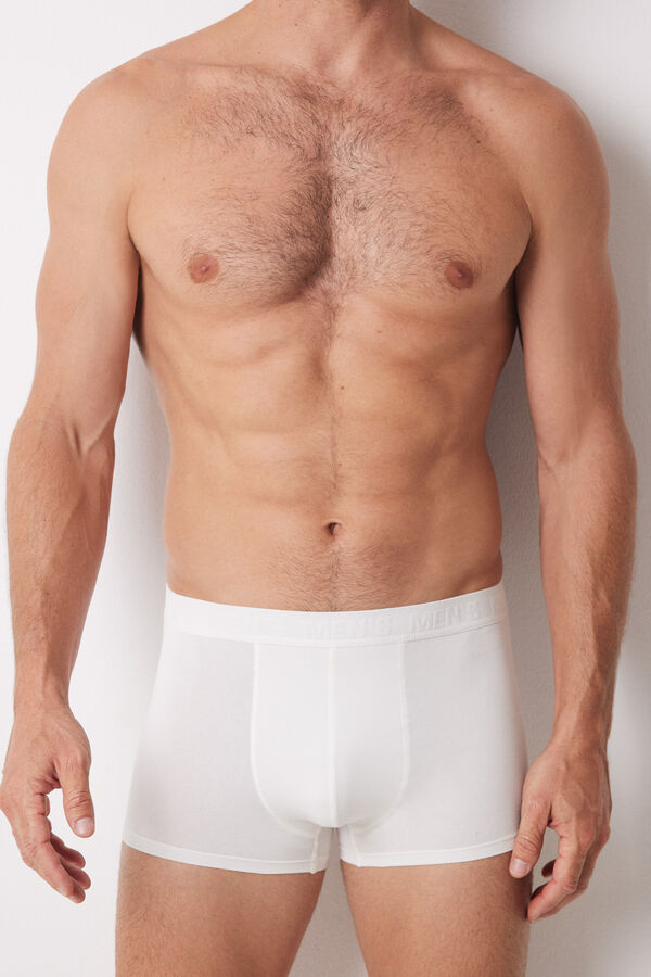 Women'secret Pack de 2 cuecas boxer de algod&atilde;o preto e branco preto