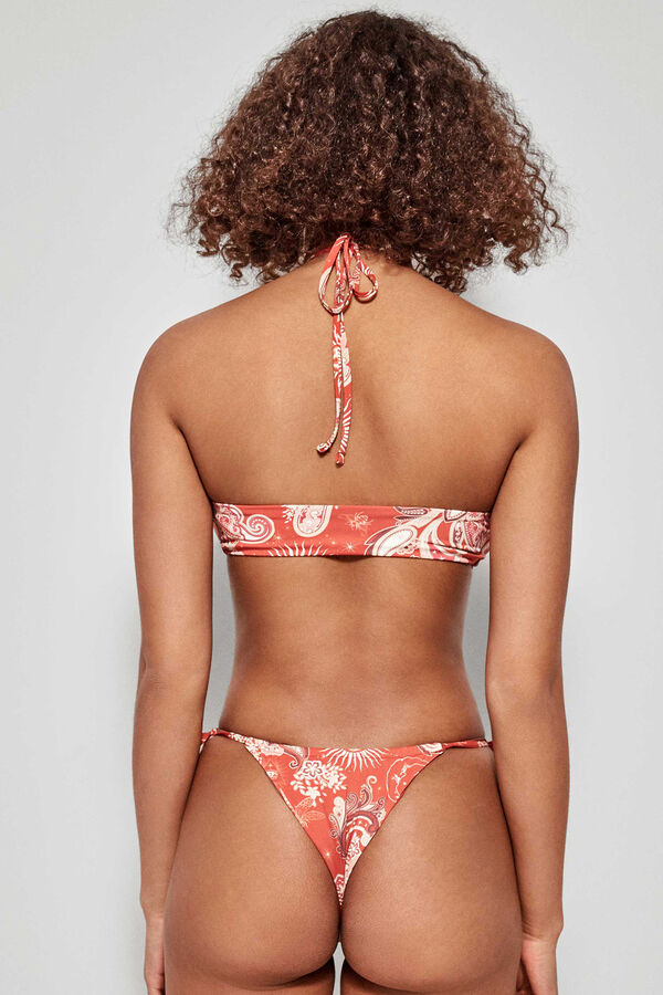 Gisela Top bikini bandeau blanco