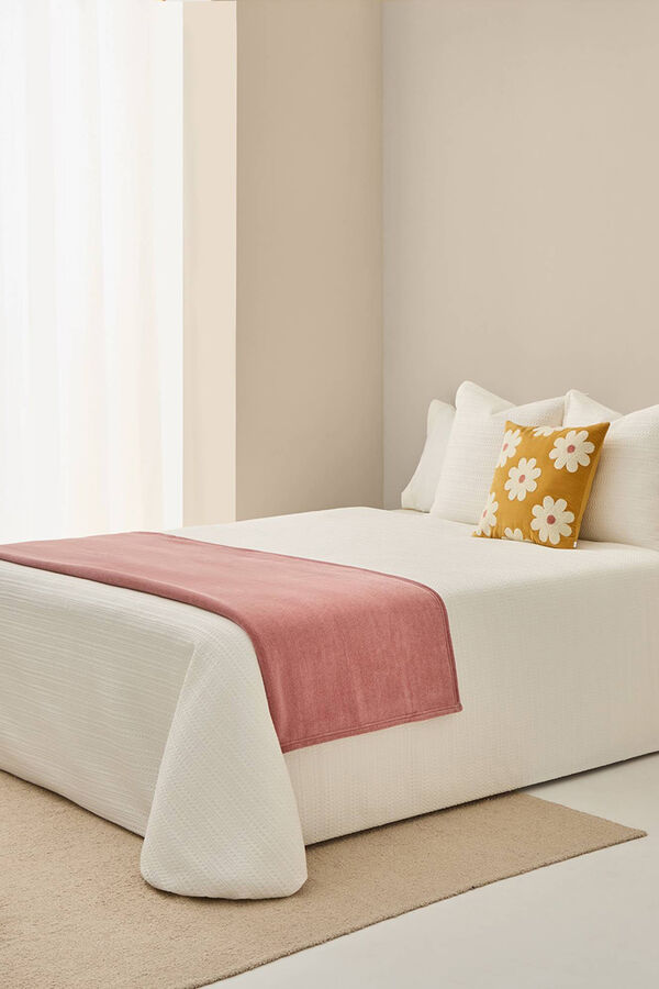 Textura CAPA DE EDREDOM JACQUARD branco