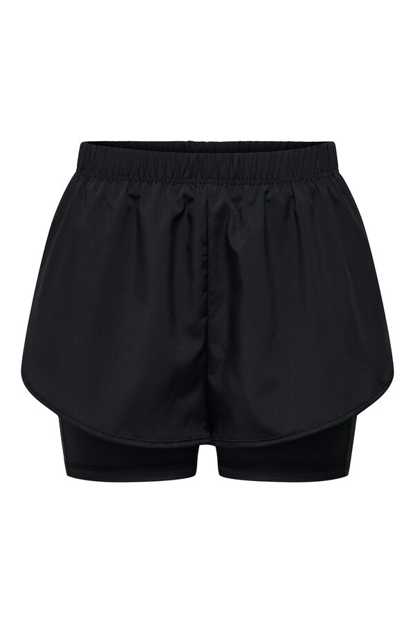 Only Play Short holgado con tejido B-Dry negro