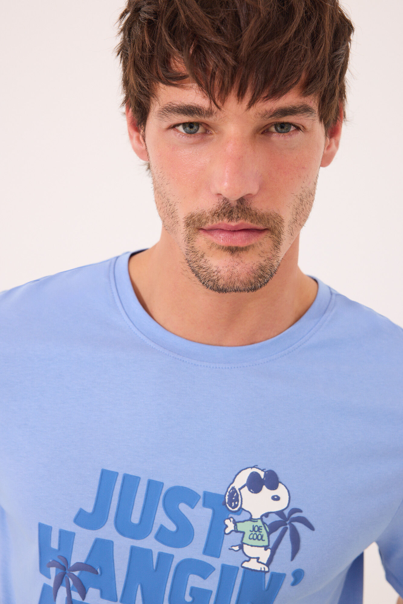 Women'secret Pijama Snoopy azul claro