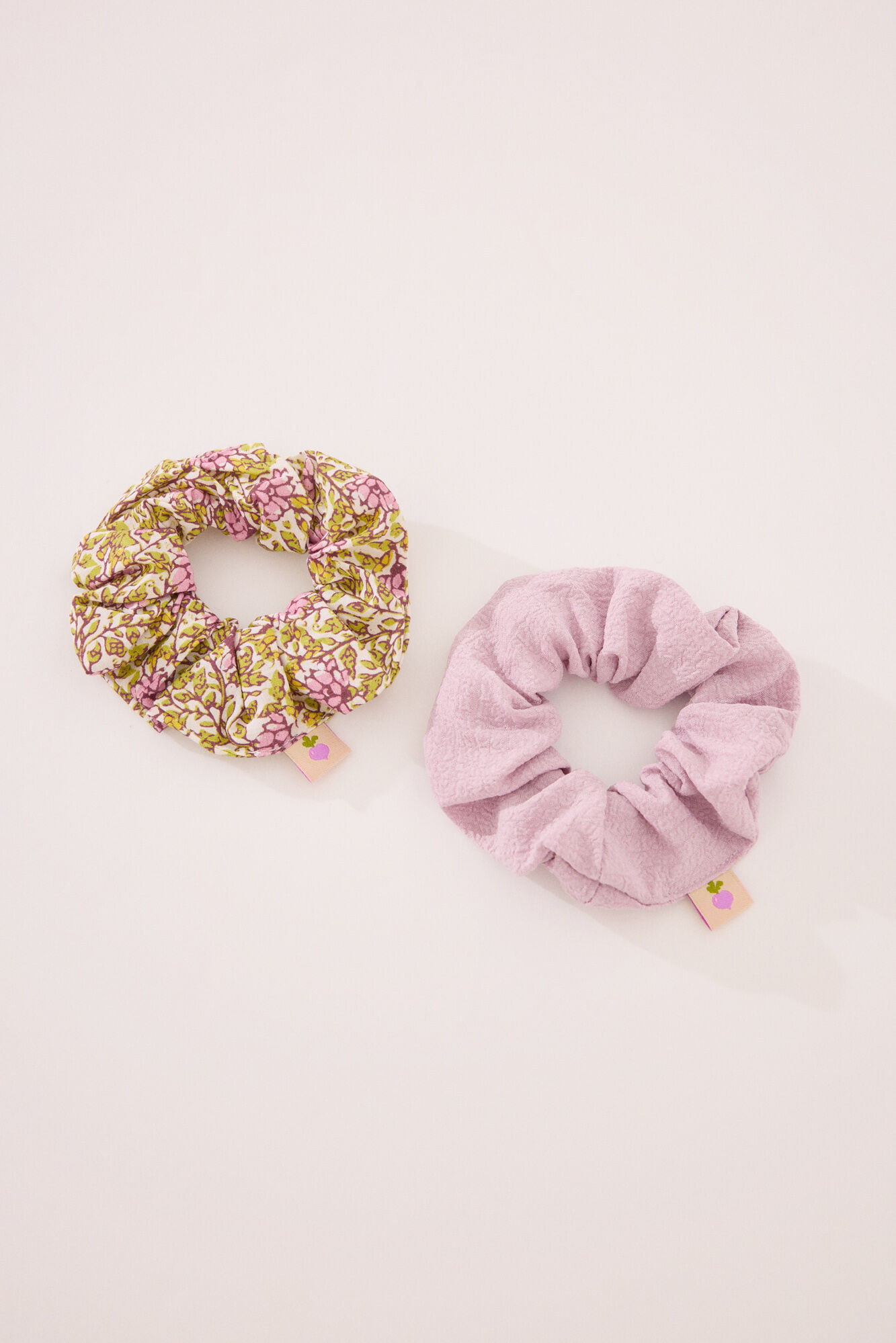 Women'secret Pack de 2 scrunchies rosa e estampado