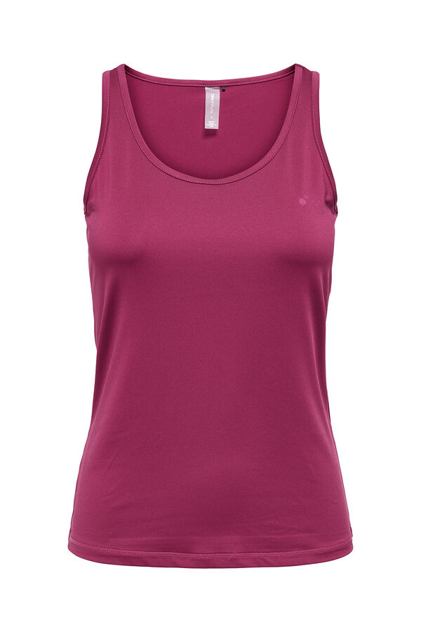 Only Play Camiseta t&eacute;cnica de tirantes regular fit morado/lila