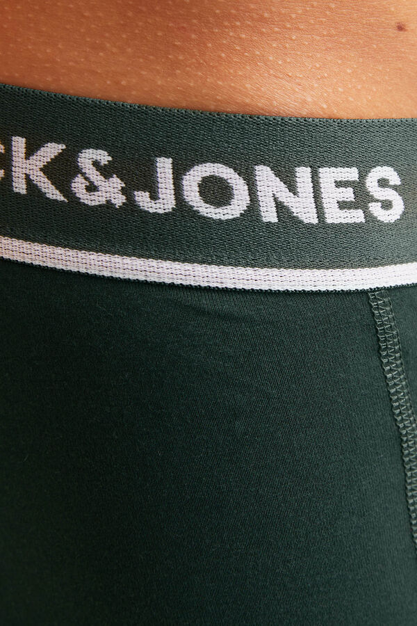 Jack & Jones Pack x3 b&oacute;xers turquesa