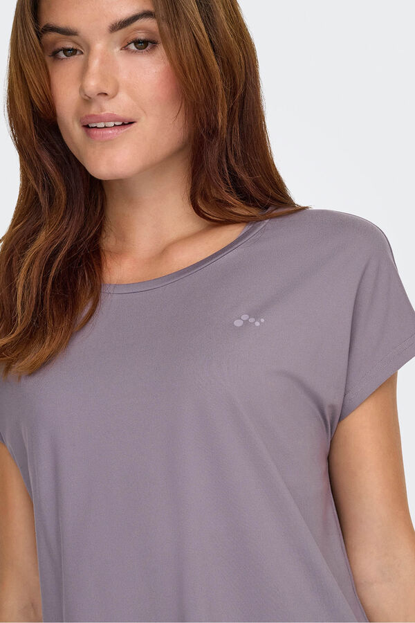 Only Play Camiseta manga corta deportiva morado/lila
