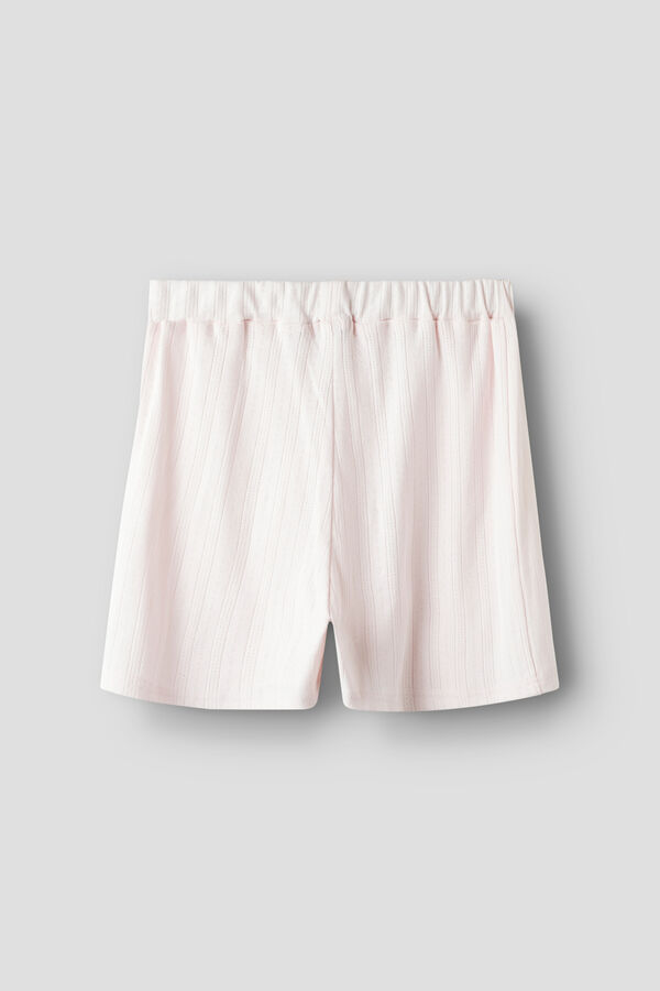 Lmtd Cal&ccedil;&otilde;es de malha rendada com cintura el&aacute;stica rosa
