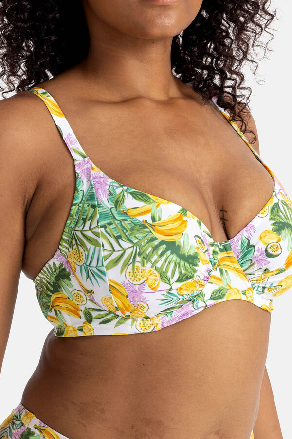 Dorina Top de biqu&iacute;ni n&atilde;o almofadado verde