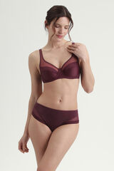 DIM Braga de microfibra y tul morado/lila