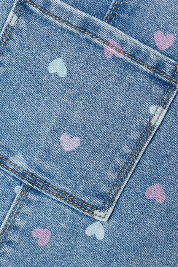 Name it Jardineiras ganga menina azul