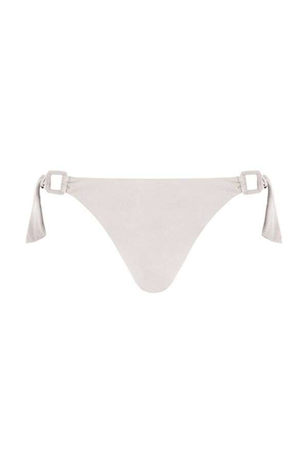 Womensecret Braga bikini brasileña lazo arandela blanco marfil