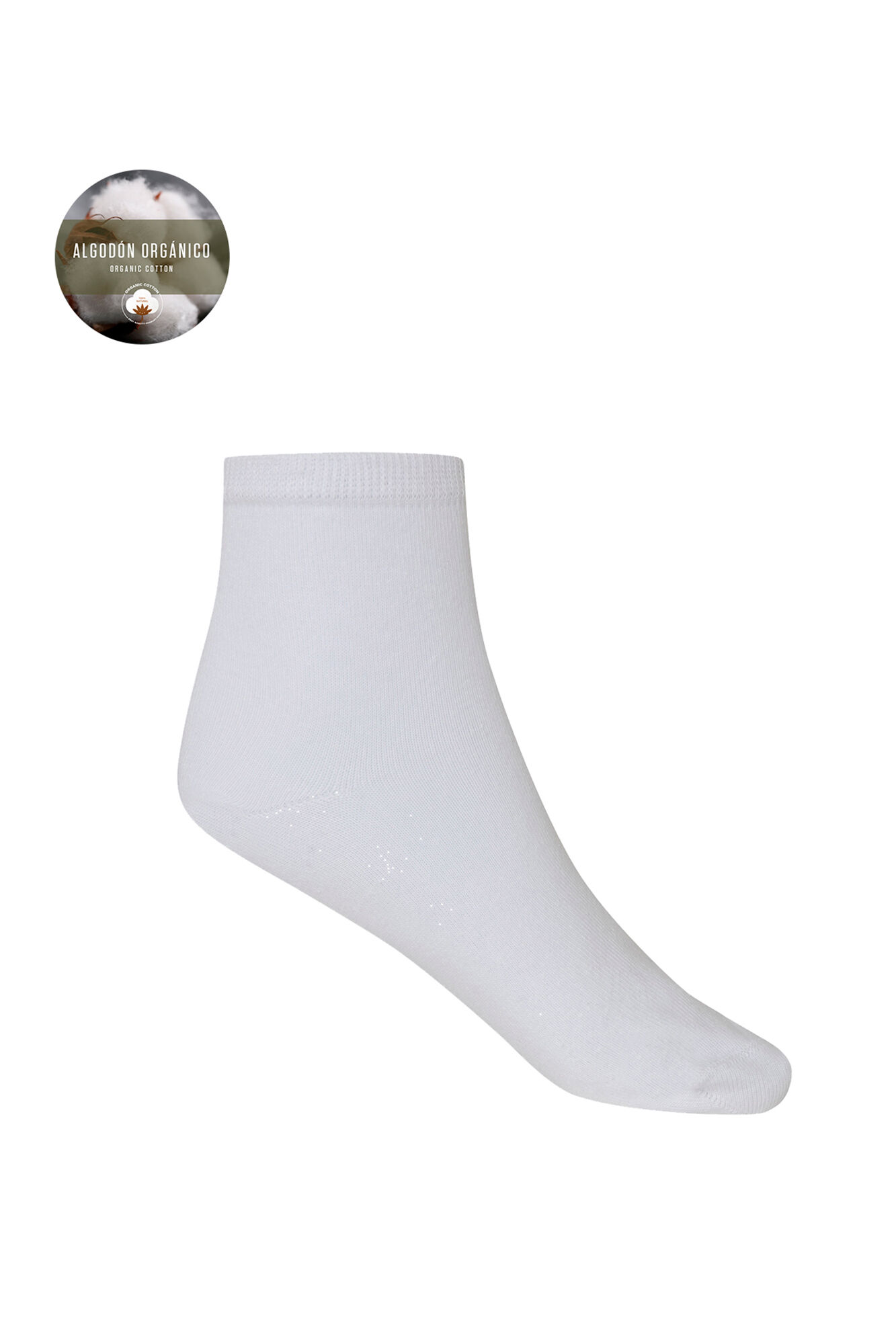 Punto Blanco Pack 2 calcetines de algod&oacute;n org&aacute;nico lisos