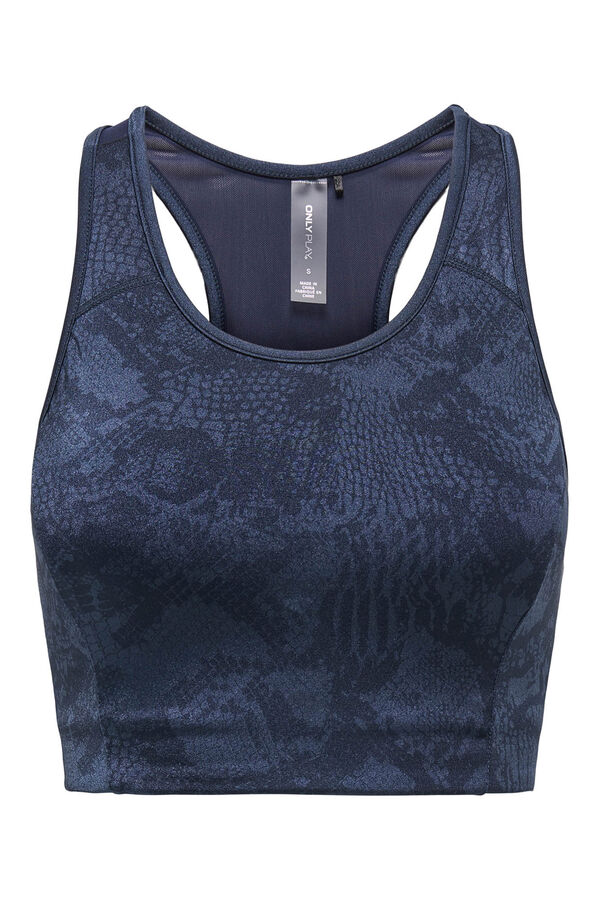 Only Play Top espalda nadadora azul