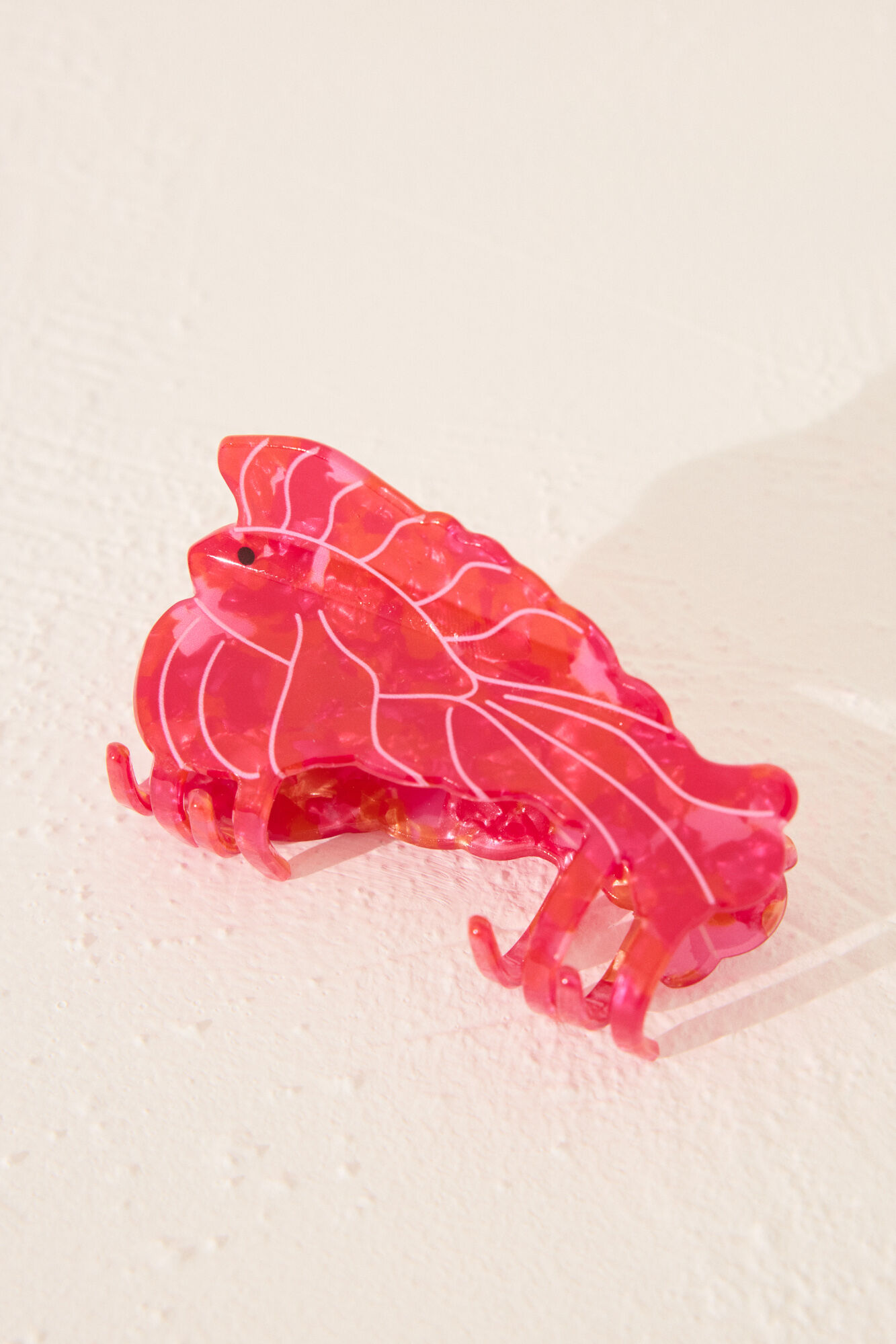 Women'secret Grampo de cabelo em formato de peixe vermelho