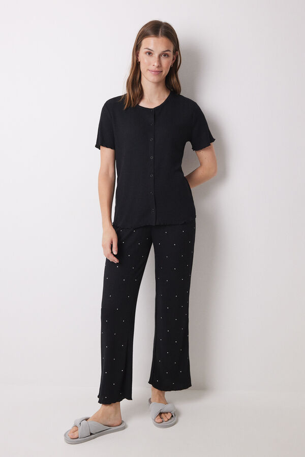 Women'secret Conjunto canal&eacute; negro negro