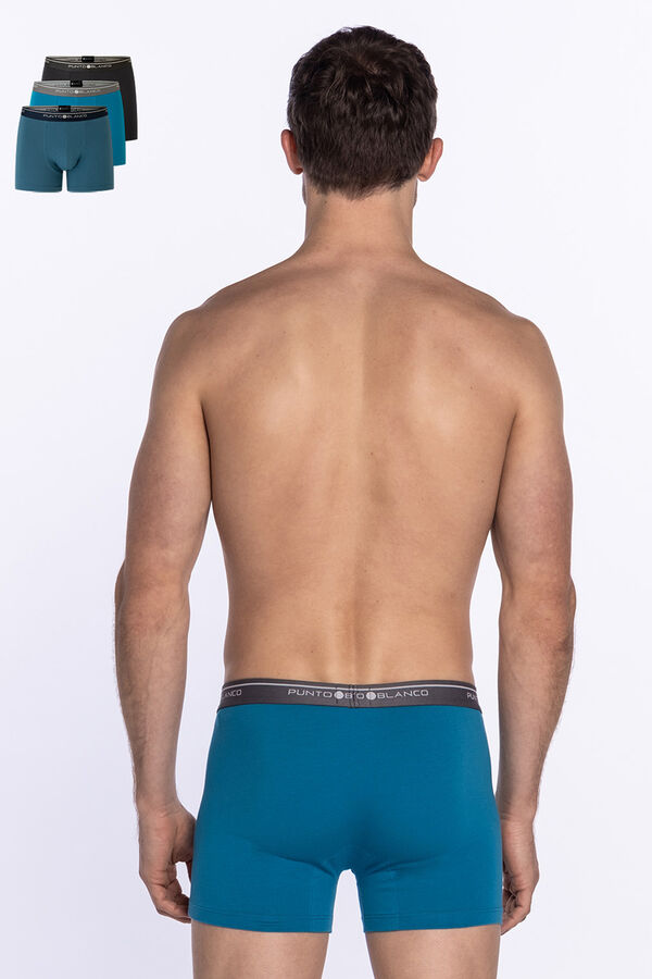 Punto Blanco Pack de 3 boxers algod&oacute;n estampado