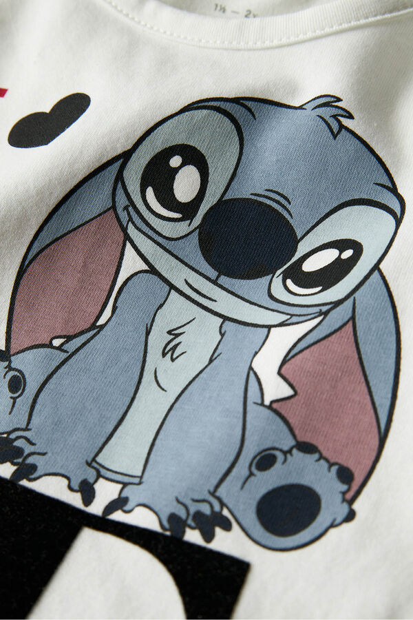 Name it Camiseta Stitch de ni&ntilde;a  blanco