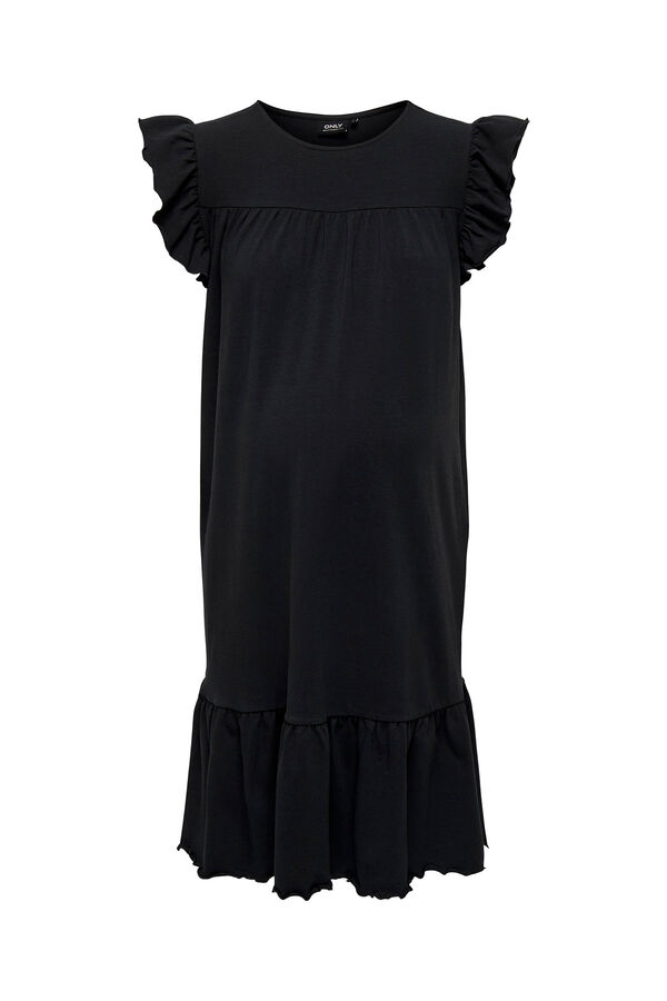Only Maternity Vestido midi maternity preto