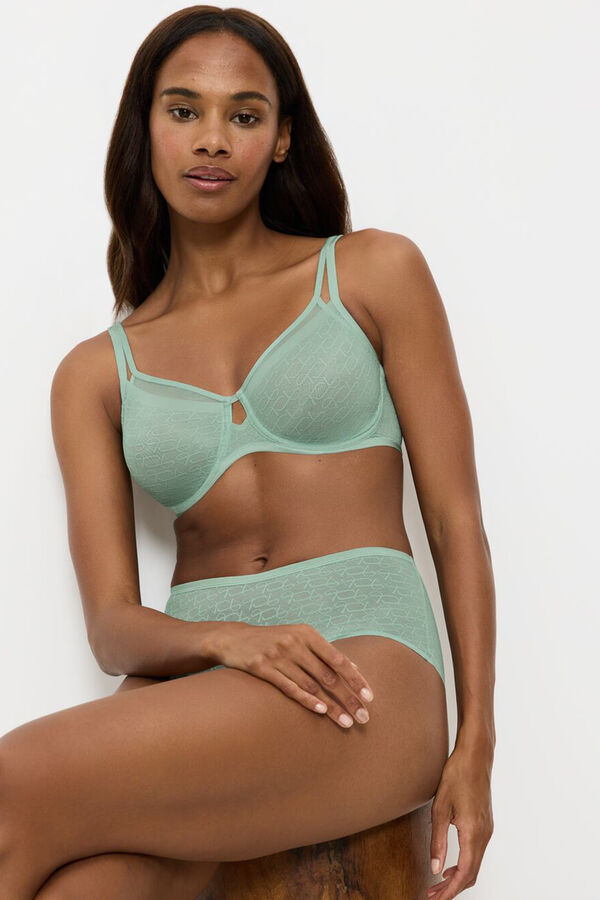 Triumph Sutiã transparente exclusivo W01 EX azul