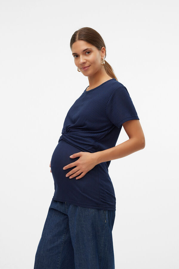 Mamalicious T-shirt amamenta&ccedil;&atilde;o maternity azul