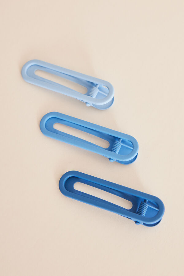 Women'secret Pack 3 clips pelo azul azul