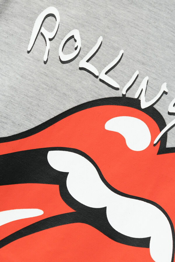 Name it Camisola de manga curta de Rolling Stones cinzento