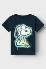 Name it Camisola para menino de Snoopy azul